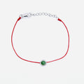 AURUM 金 18K JadeLine Bracelet with Diamond in Apple Green Jade