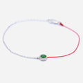 AURUM 金 18K JadeLine Bracelet with Diamond in Apple Green Jade