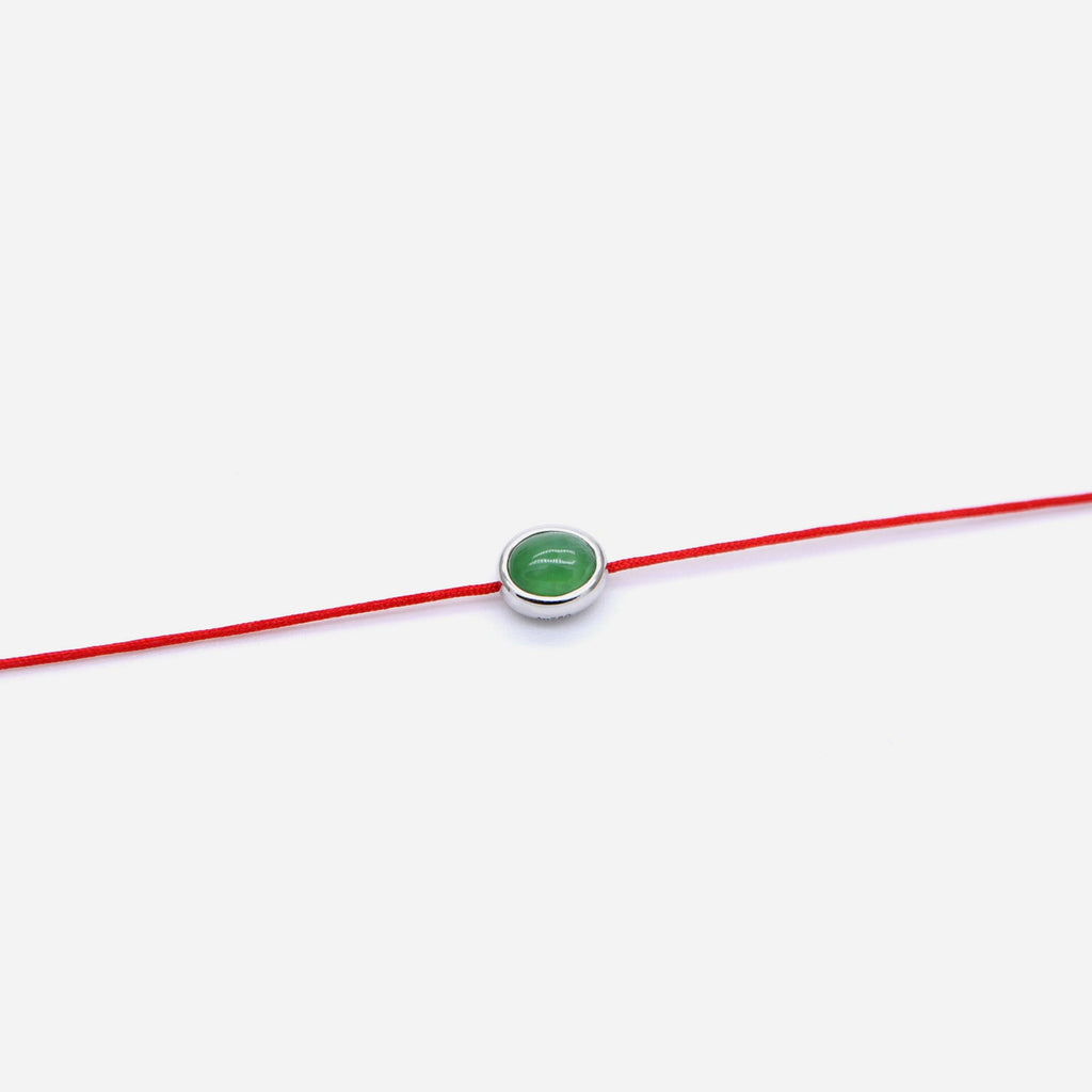 AURUM 金 18K JadeLine Bracelet in Apple Green Jade