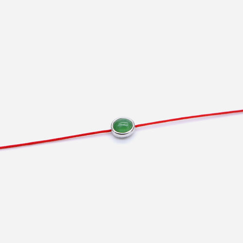 AURUM 金 18K JadeLine Bracelet in Apple Green Jade