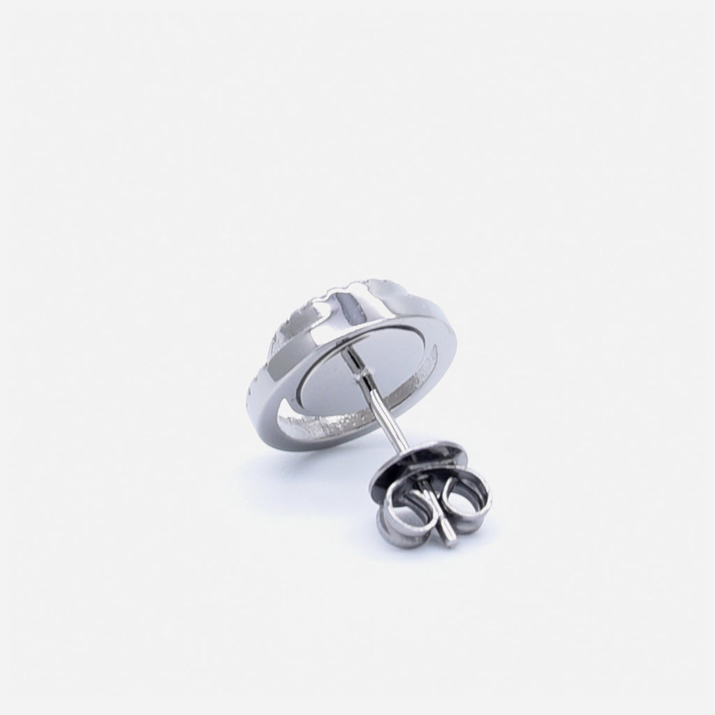 ETERNITY 緣 Earring Studs in Black Jade