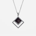 TERRA 方 Necklace in Black Jade