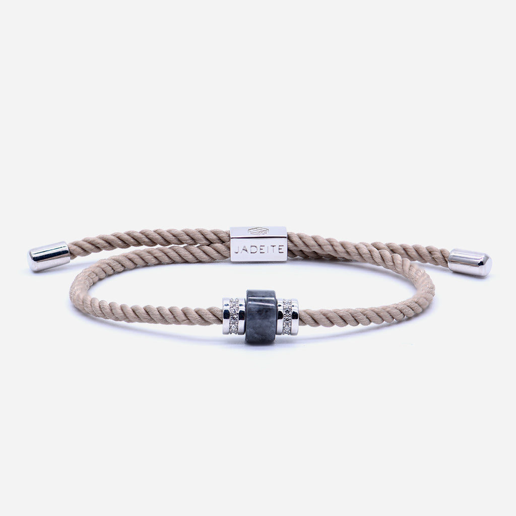 CONCEPT Bracelet Beige in Black Jade
