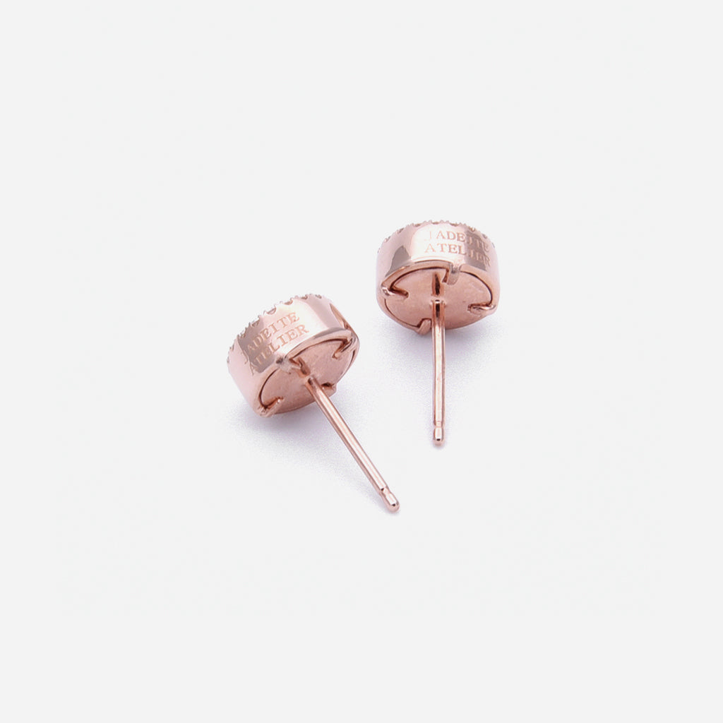 ETERNITY 緣 Earring Studs in Lavender Jade