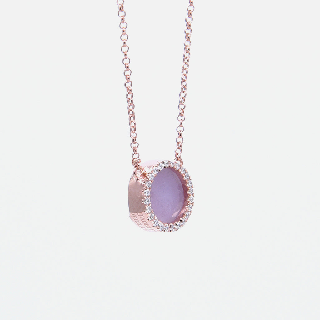 ETERNITY 緣 Necklace in Lavender Jade