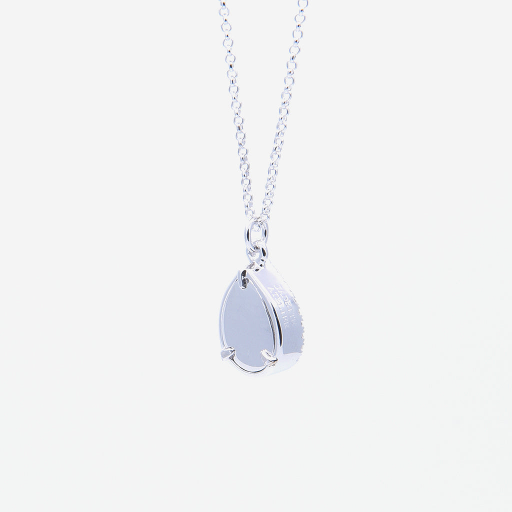 AQUA 水 Necklace in Green Jade
