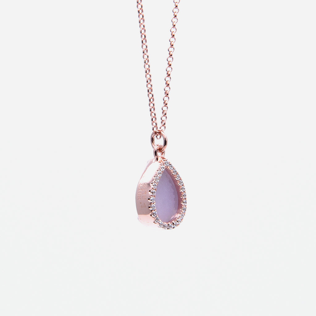 AQUA 水 Necklace in Lavender Jade