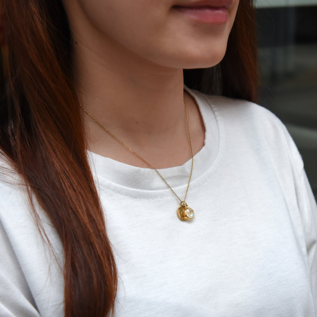 Birthstone Zodiac Necklace