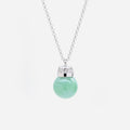 EDEN 悅 Bead Necklace in Apple Green Jade