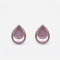 AQUA 水 Earring Studs in Lavender Jade
