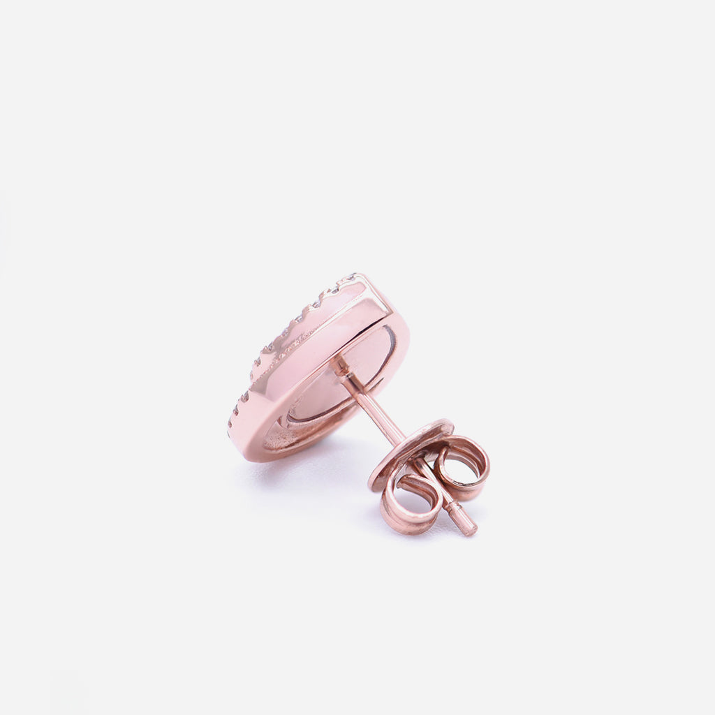 AQUA 水 Earring Studs in Lavender Jade