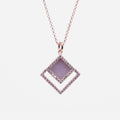 TERRA 方 Necklace in Lavender Jade