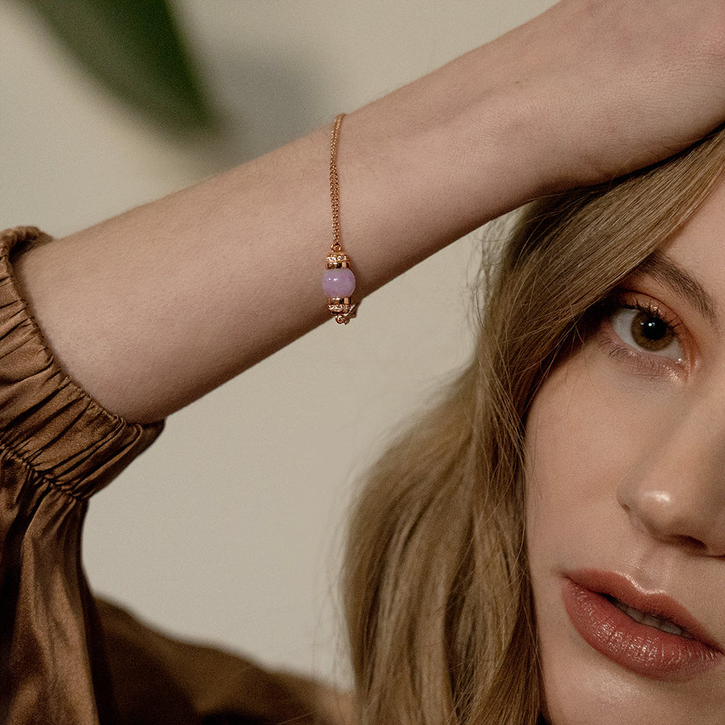 EDEN 悅 Bracelet in Lavender Jade