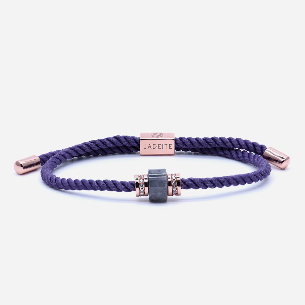 CONCEPT Bracelet Dark Purple in Black Jade