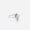 AURUM 金 18K Ring in Ice White Jade